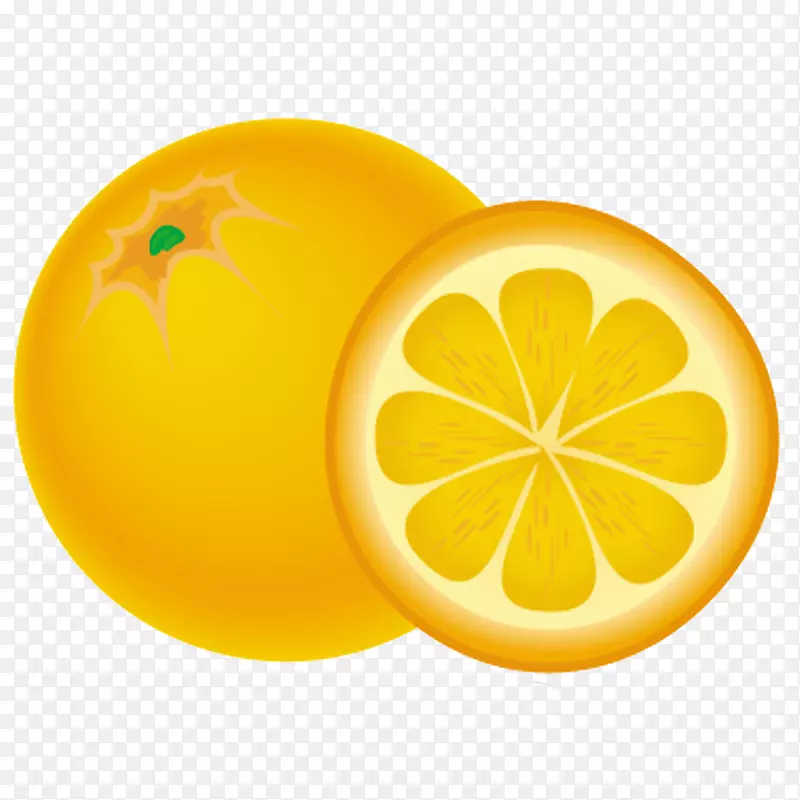 瑞典料理水果卡片图-Amarillo naranja