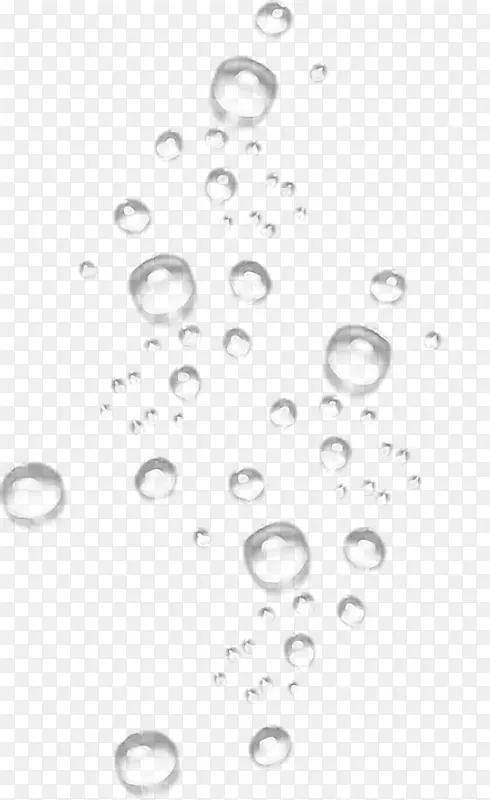 滴透明和半透明剪贴画-梦中的水滴