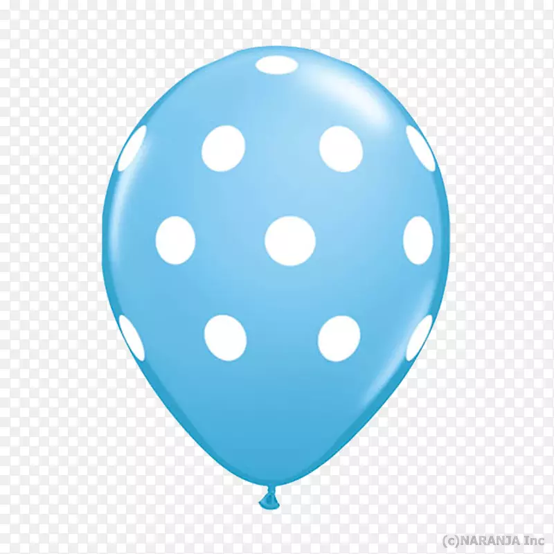 圆点气球派对米妮鼠标图案-气球