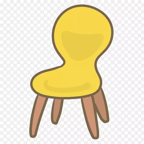 椅子桌椅黄夹子艺术椅