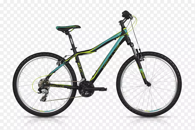 自行车轮子凯利斯山地车黑色自行车