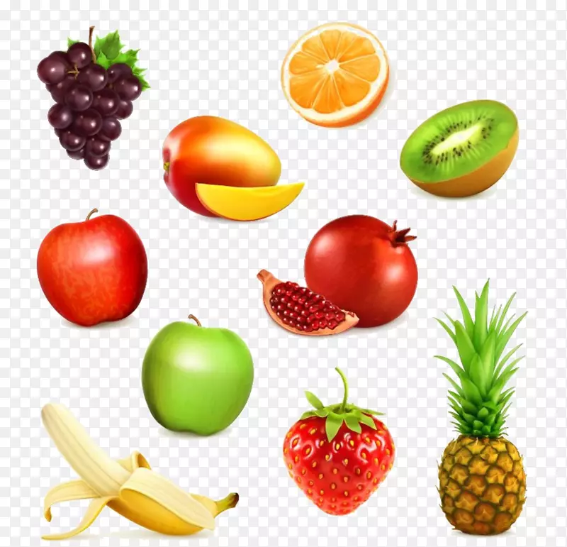 水果剪贴画.水果和果胶