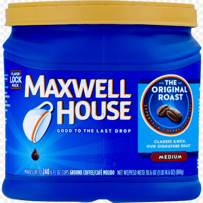 速溶咖啡Maxwell House单人咖啡容器烘焙咖啡