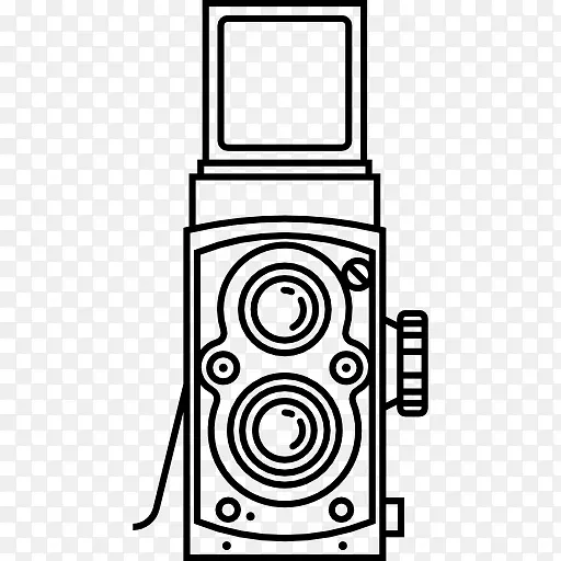 Rolleiflex摄影，电脑图标，照相机