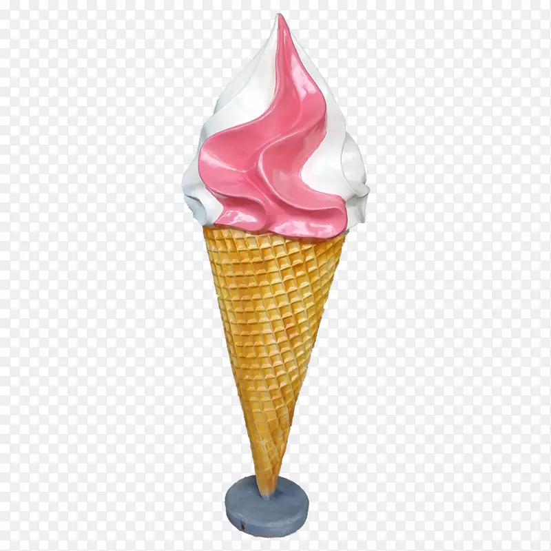 圣代冰淇淋圆锥形风味冰淇淋