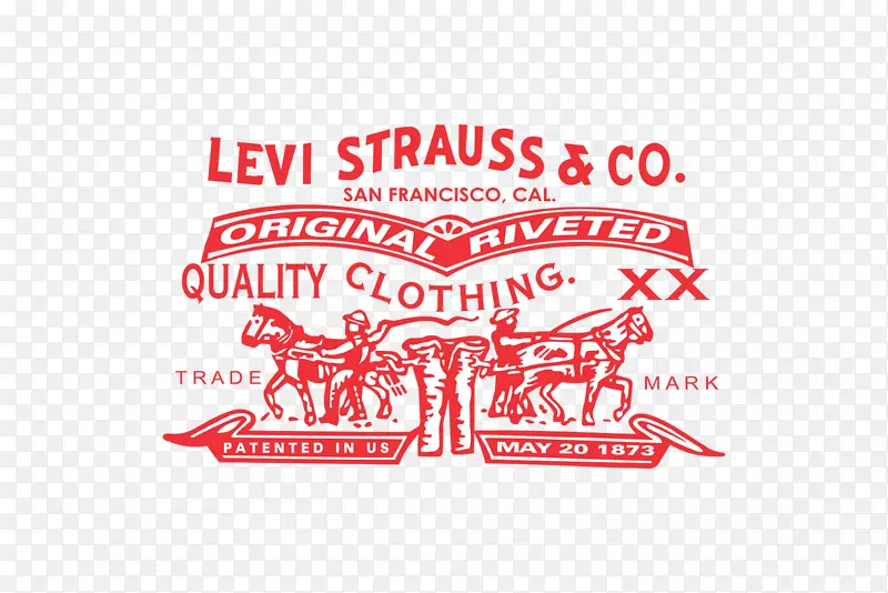 利维·施特劳斯公司服装牛仔裤标志-牛仔裤