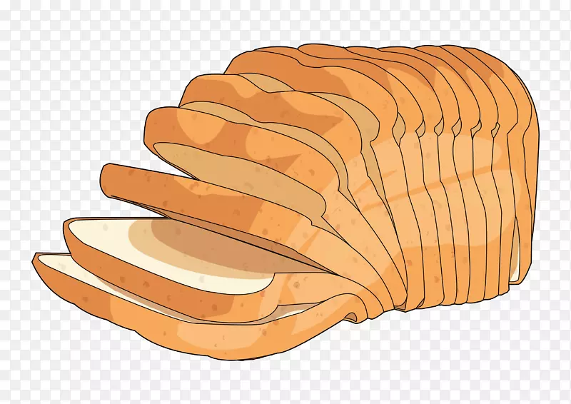 切片面包，平底面包，白面包，米加斯面包