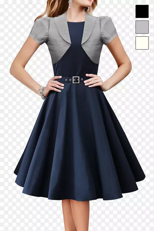 20世纪50年代婚纱耸肩时装