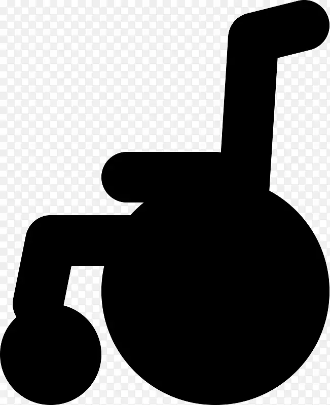 免费轮椅剪贴画-轮椅
