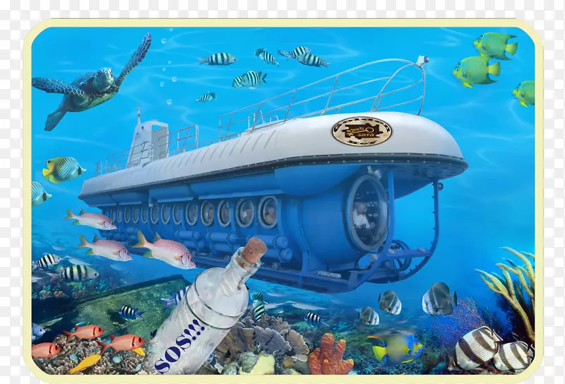 亚特兰蒂斯潜艇巴巴多斯公司阿鲁巴怀基基科苏梅尔酒店