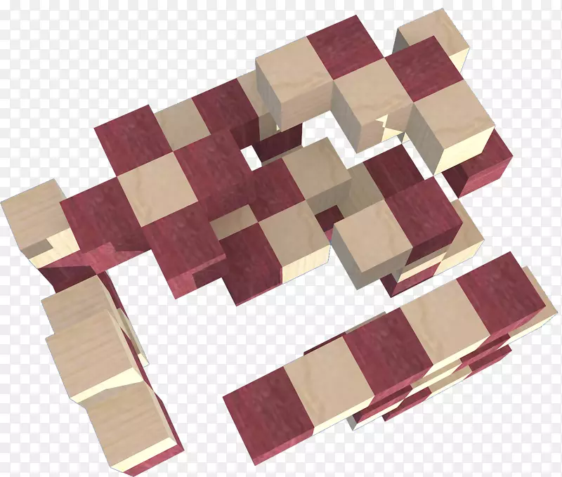 五子座机械拼图体立方体方方体立方体