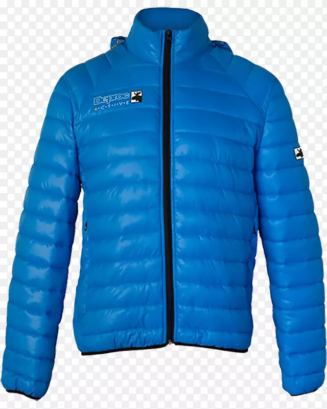 外套罩蓝色帕尔卡极地羊毛夹克