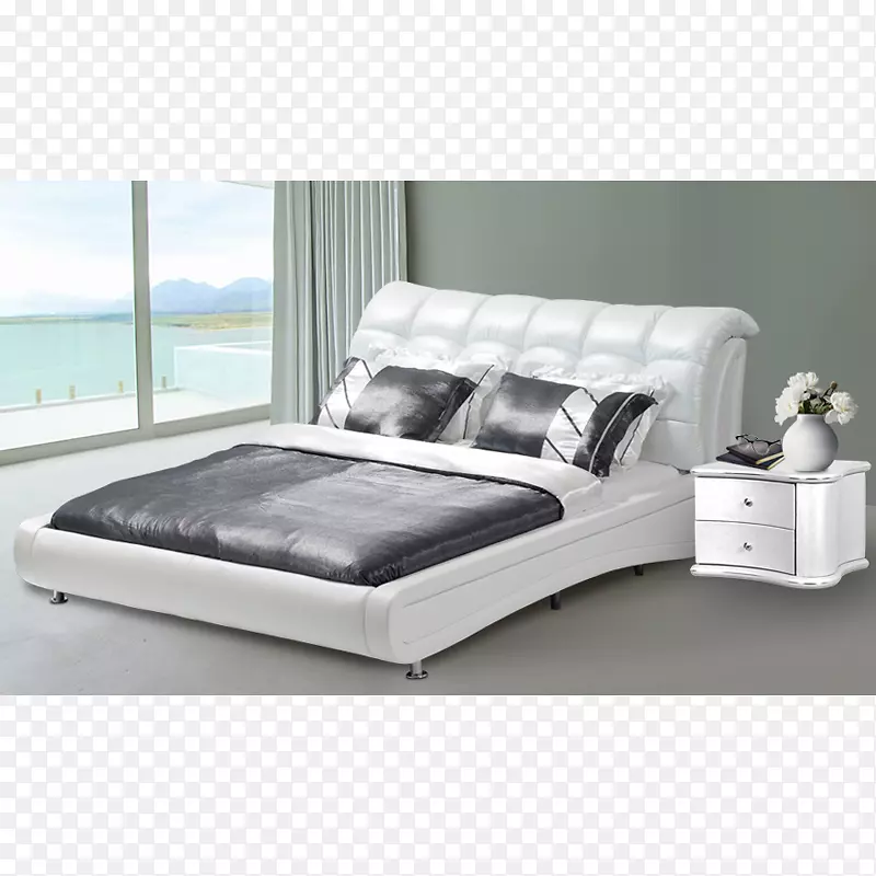 床架，床头柜，床垫，卧室-床垫