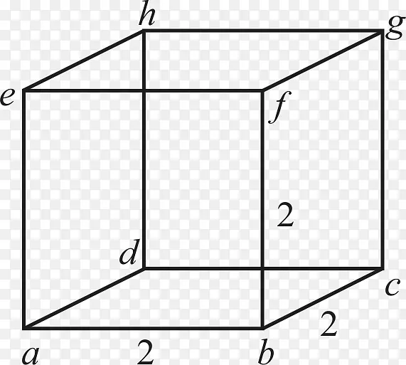 Necker立方体三维空间正方形
