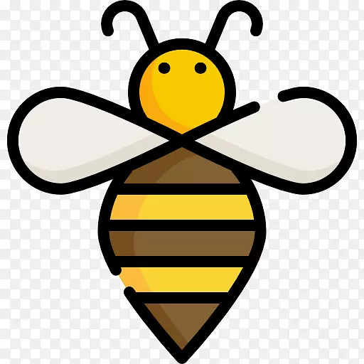 电脑图标蜜蜂封装后记剪贴画彩色蜜蜂