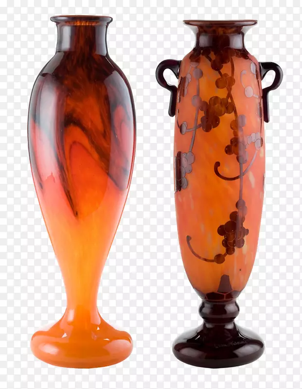 花瓶玻璃夹艺术花瓶