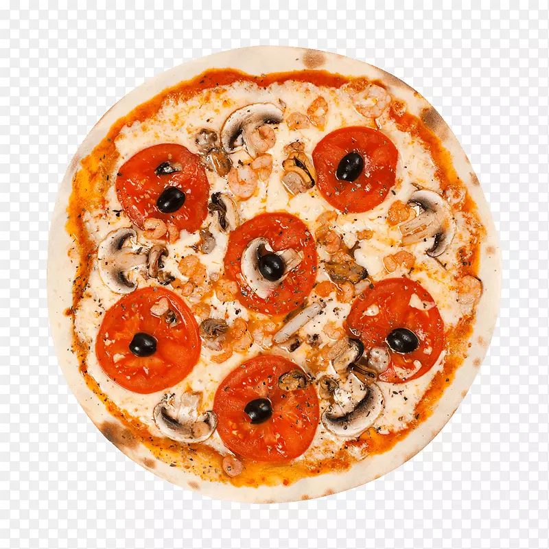 比萨饼，马格瑞塔干酪，面团，番茄-披萨