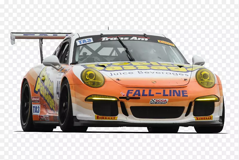 保时捷911 gt3跑车比赛庞蒂亚克火鸟跨AM系列赛车
