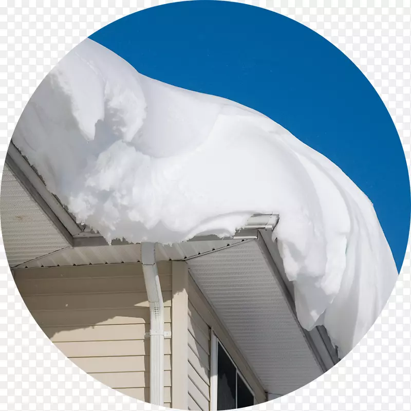 屋顶除雪冰坝-雪