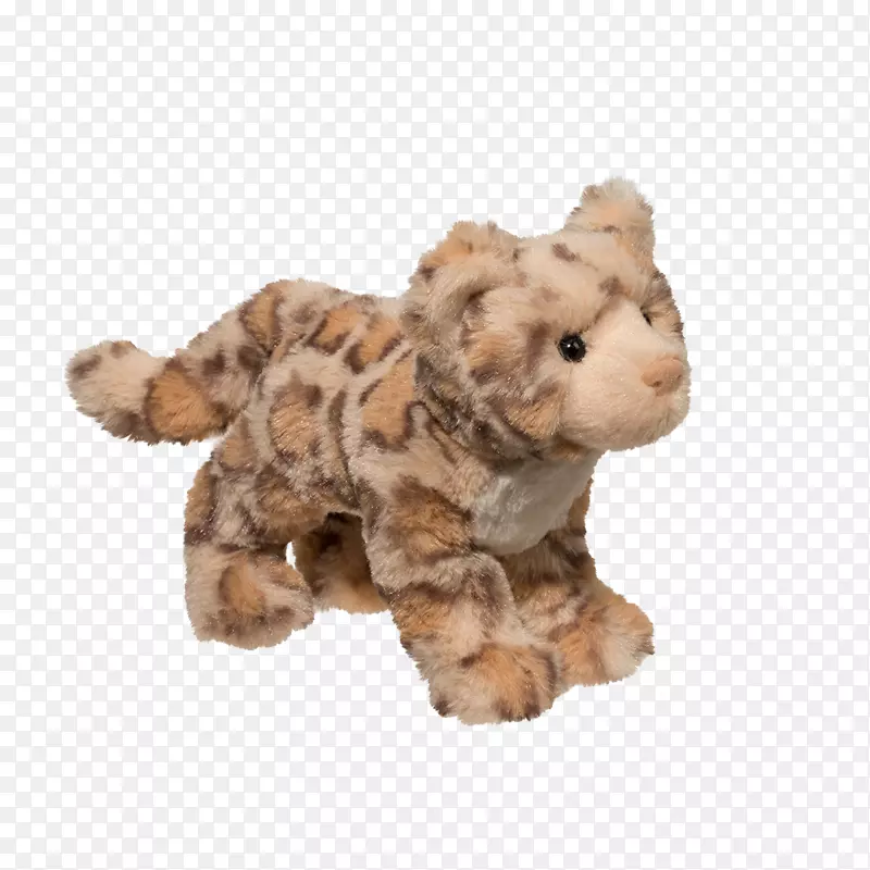 毛绒动物&可爱的玩具野生毛绒豹-豹