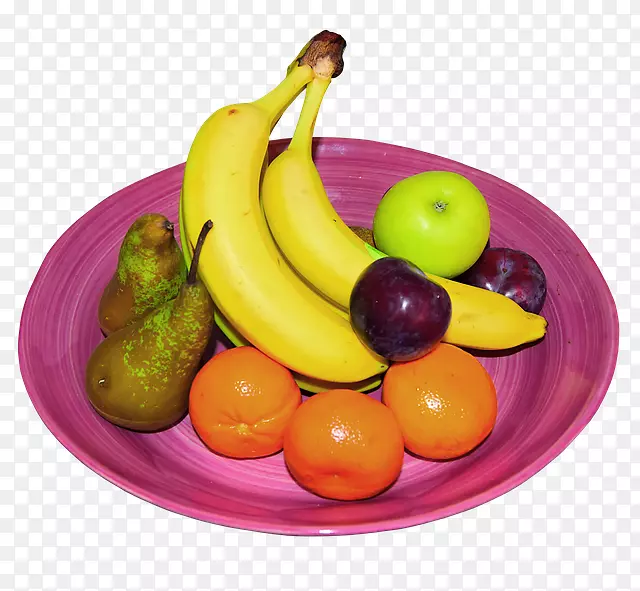 香蕉素食菜蔬菜水果碗-香蕉
