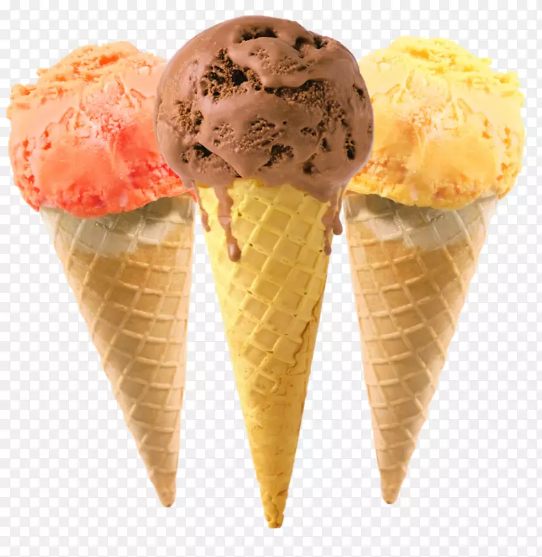 巧克力冰淇淋锥白巧克力冰淇淋