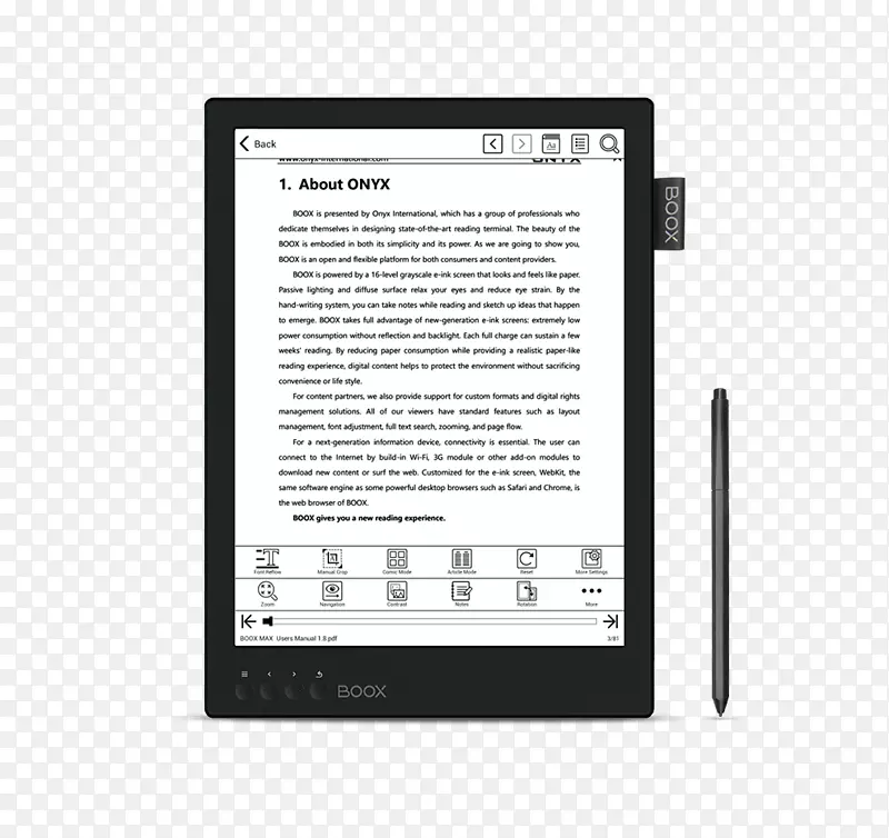 Boox电子阅读器e墨水索尼阅读器显示设备-android