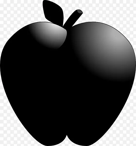 卡通苹果剪贴画-苹果