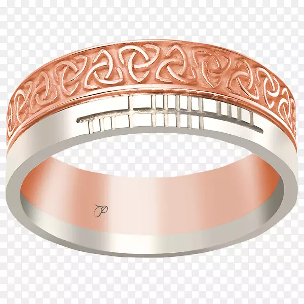 结婚戒指，银金质戒指