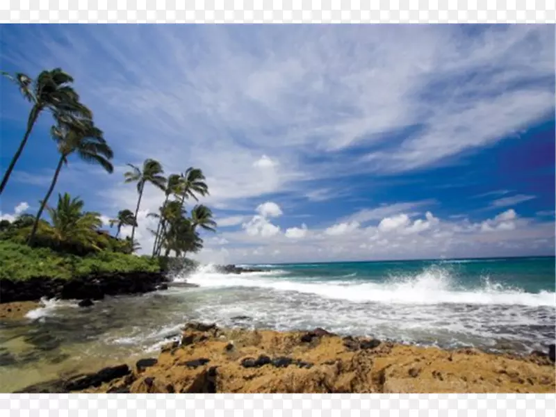 普林斯维尔·卡帕，夏威夷世界标志，瓦胡岛海岸-海滩