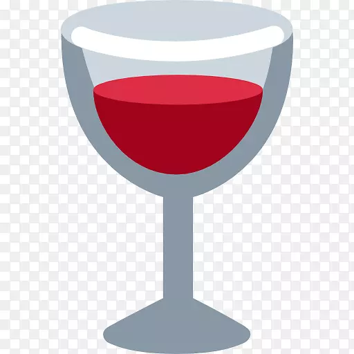 社交媒体上的Emojipedia葡萄酒表情-表情符号