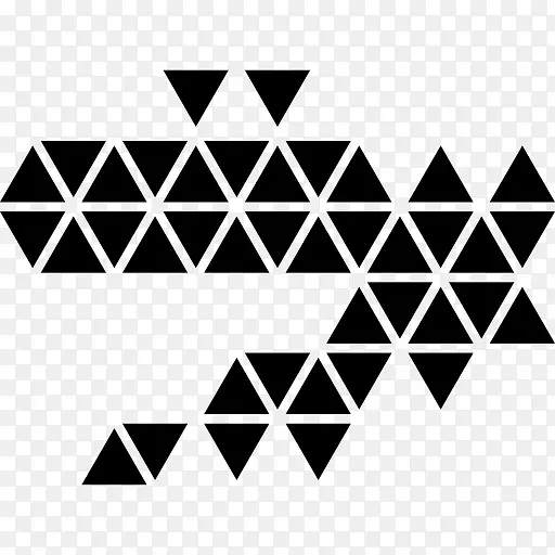 三角形计算机图标形状多边形-三角形