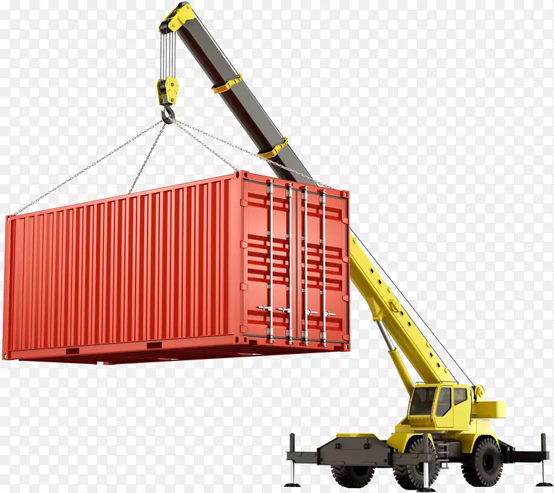 移动式起重机托运集装箱多式联运集装箱搬运机-起重机