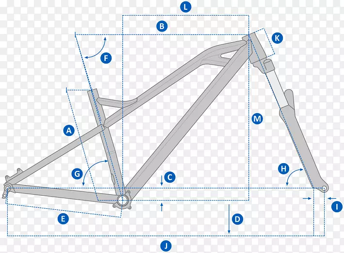27.5山地车自行车的几何形状-自行车
