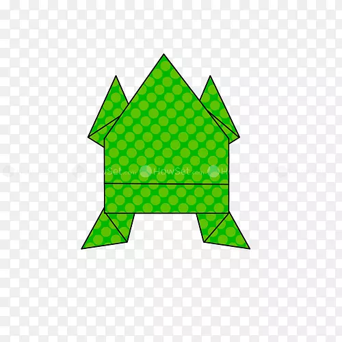 折纸三角蛙区图样-三角形