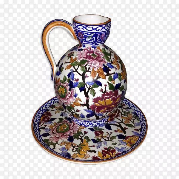 罐花瓶陶器瓷碟花瓶