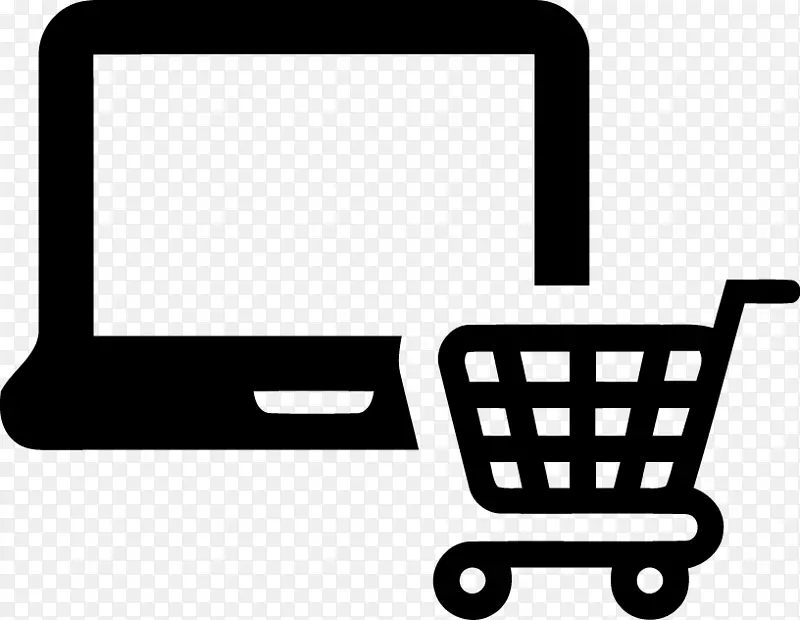 网上购物电脑图标电子商务零售万维网
