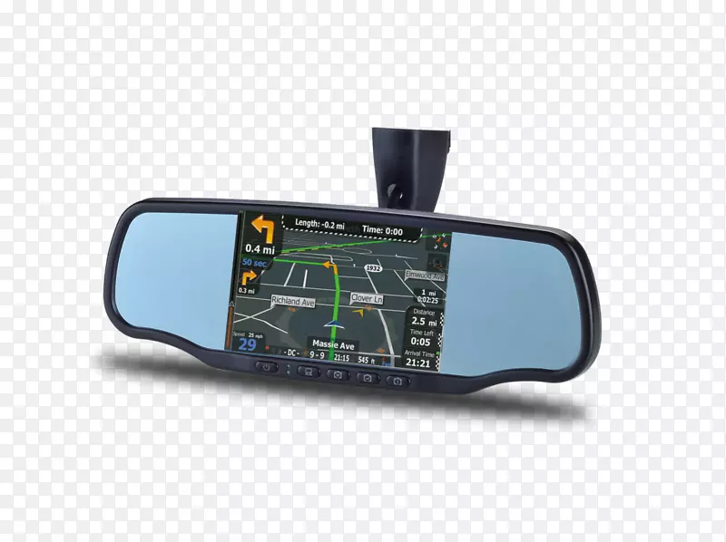 gps导航系统汽车后视镜全球定位系统后备摄像机
