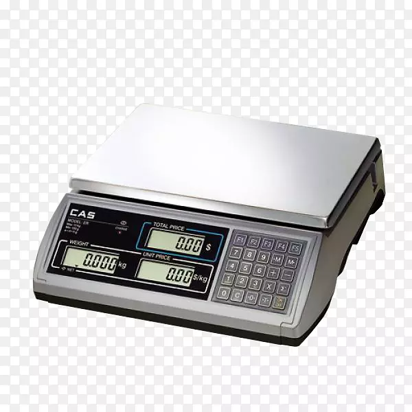 计量秤销售点收银机价格条形码扫描器.卡西奥基博德