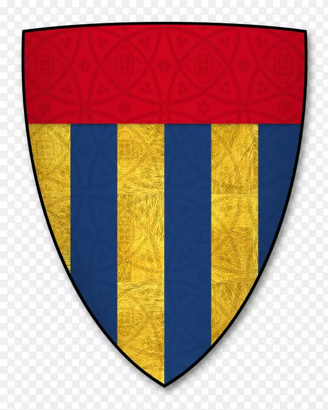 袖珍军徽预示着骑士的旗帜-人