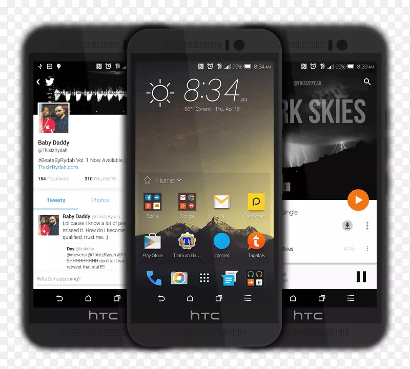 特色智能手机HTC One M9-智能手机