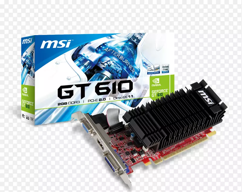 显卡和视频适配器NVIDIA GeForce GT 610数字视觉接口PCI Express-NVIDIA