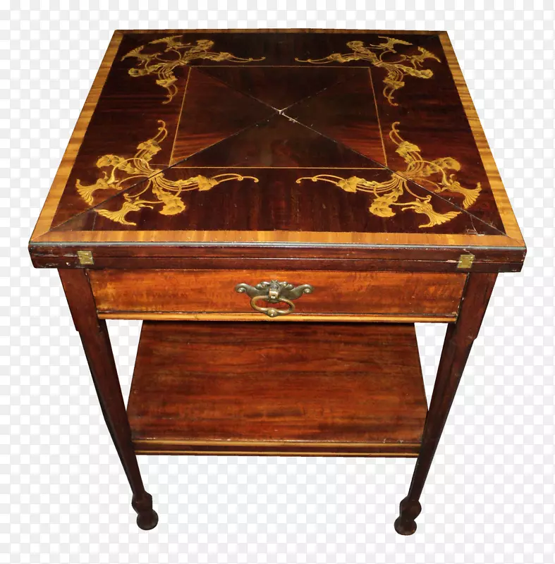 桌木染色桌古董桌