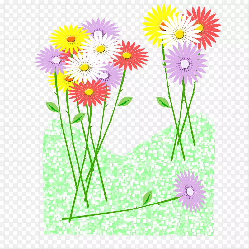 花卉设计剪贴画-花卉