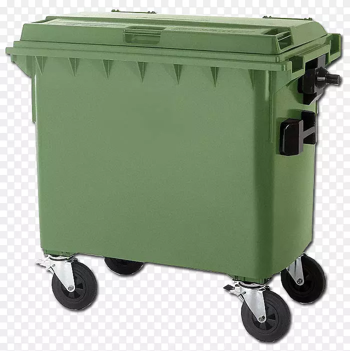 垃圾桶和废纸篮，塑料轮式垃圾箱，集装箱