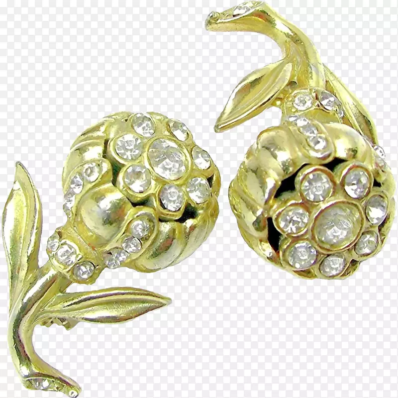 耳环体珠宝仿宝石和莱茵石钻石珠宝首饰