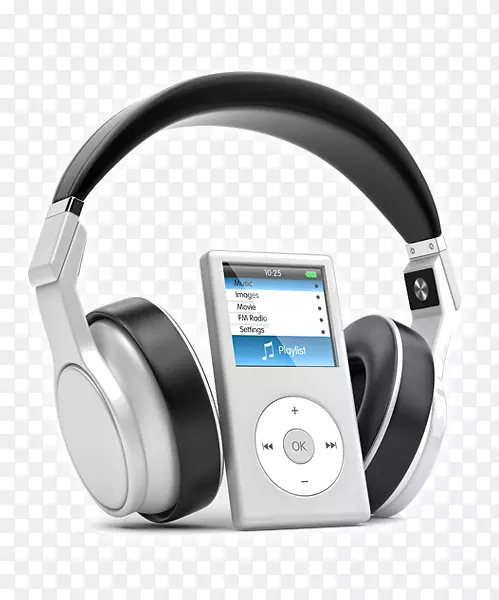 苹果耳机ipod触摸数字音频耳机剪辑艺术耳机