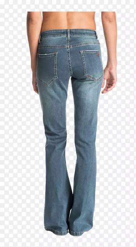 牛仔斜纹棉布，20世纪70年代底裤-牛仔裤