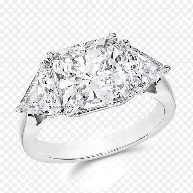 婚戒体珠宝银戒指