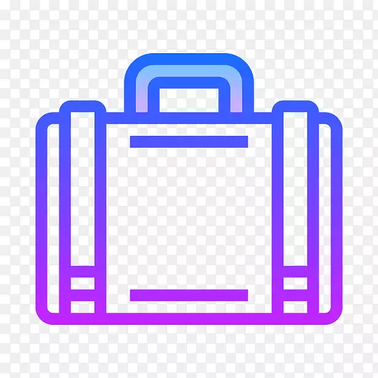 手提箱行李背包旅行电脑图标-手提箱